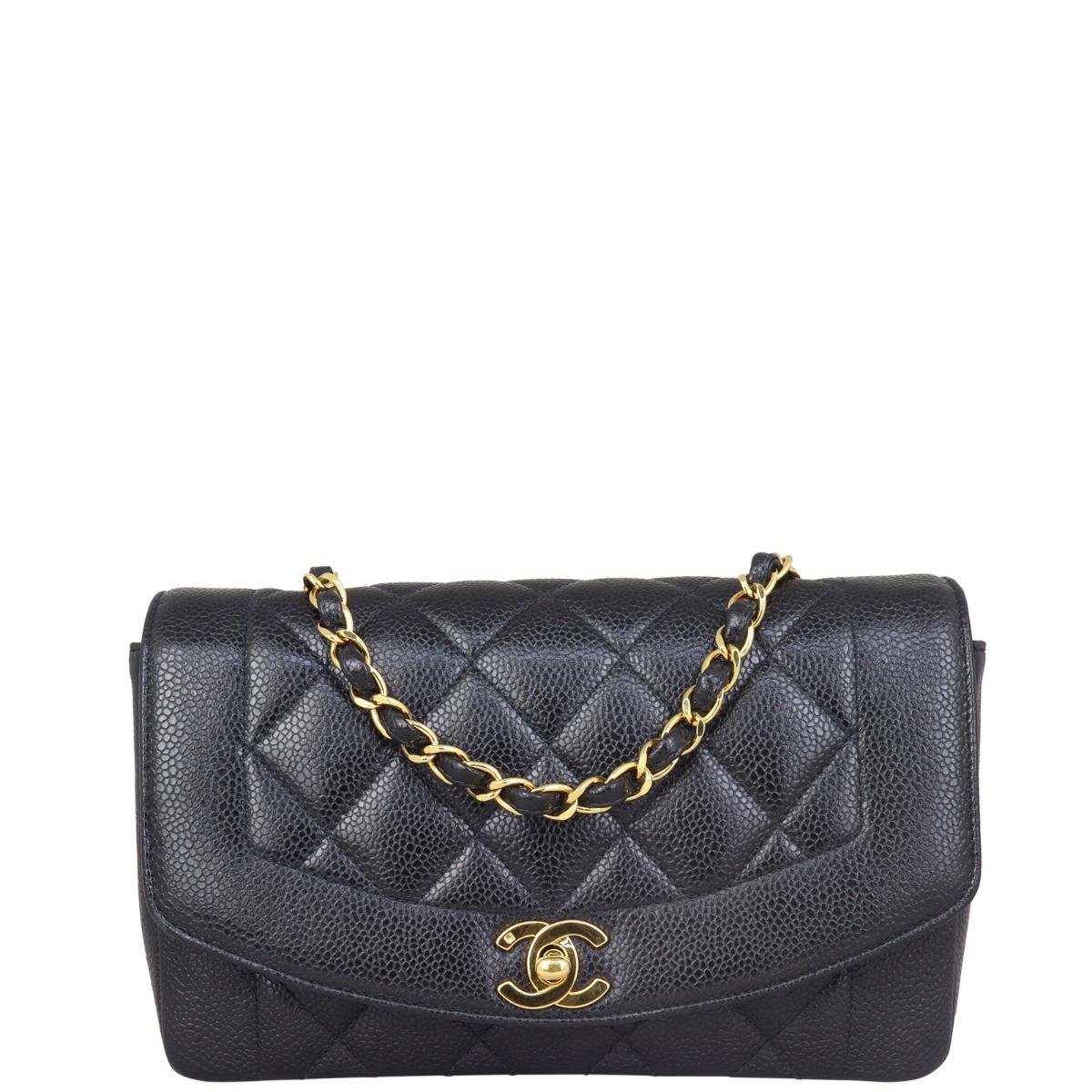 Chanel diana bag caviar hotsell