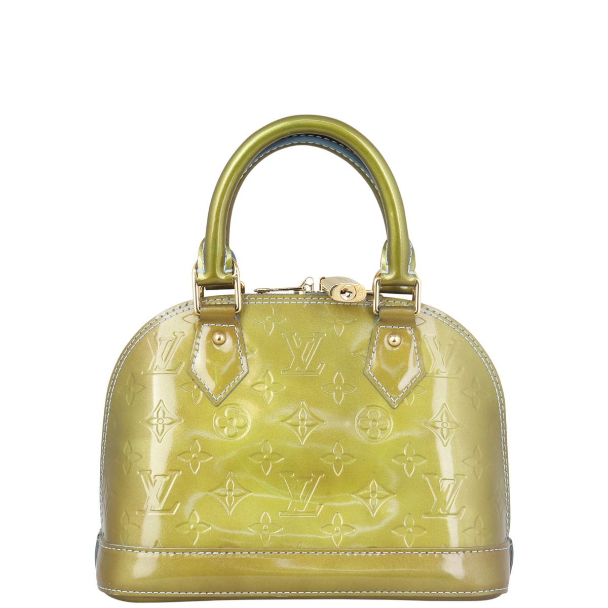 Louis Vuitton Alma BB Monogram Vernis Vert Olive