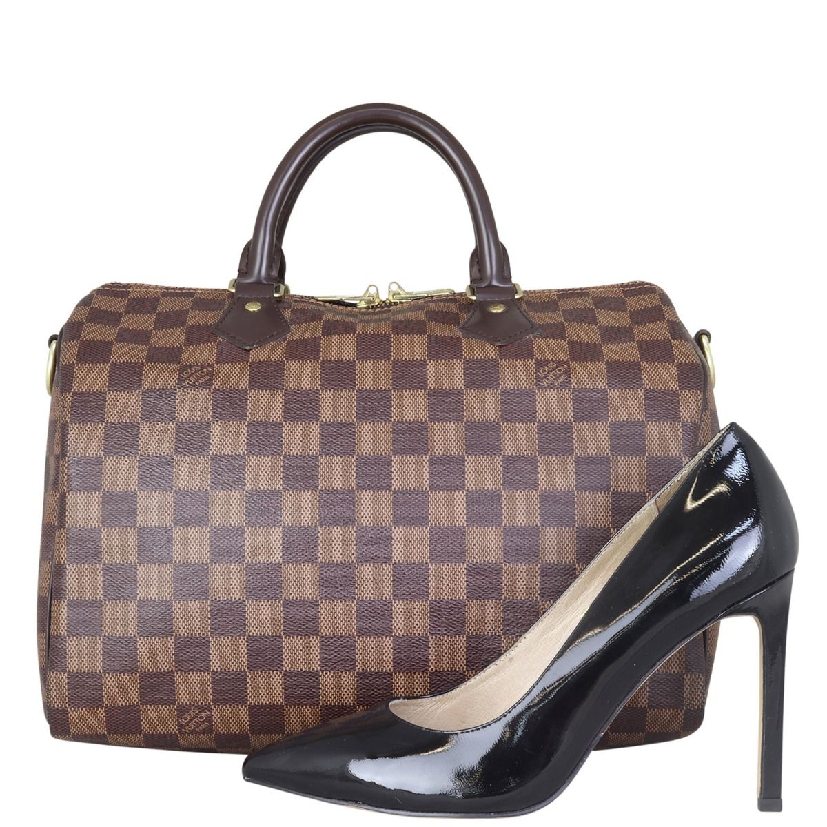 Louis vuitton speedy 30 bandouliere damier ebene price store