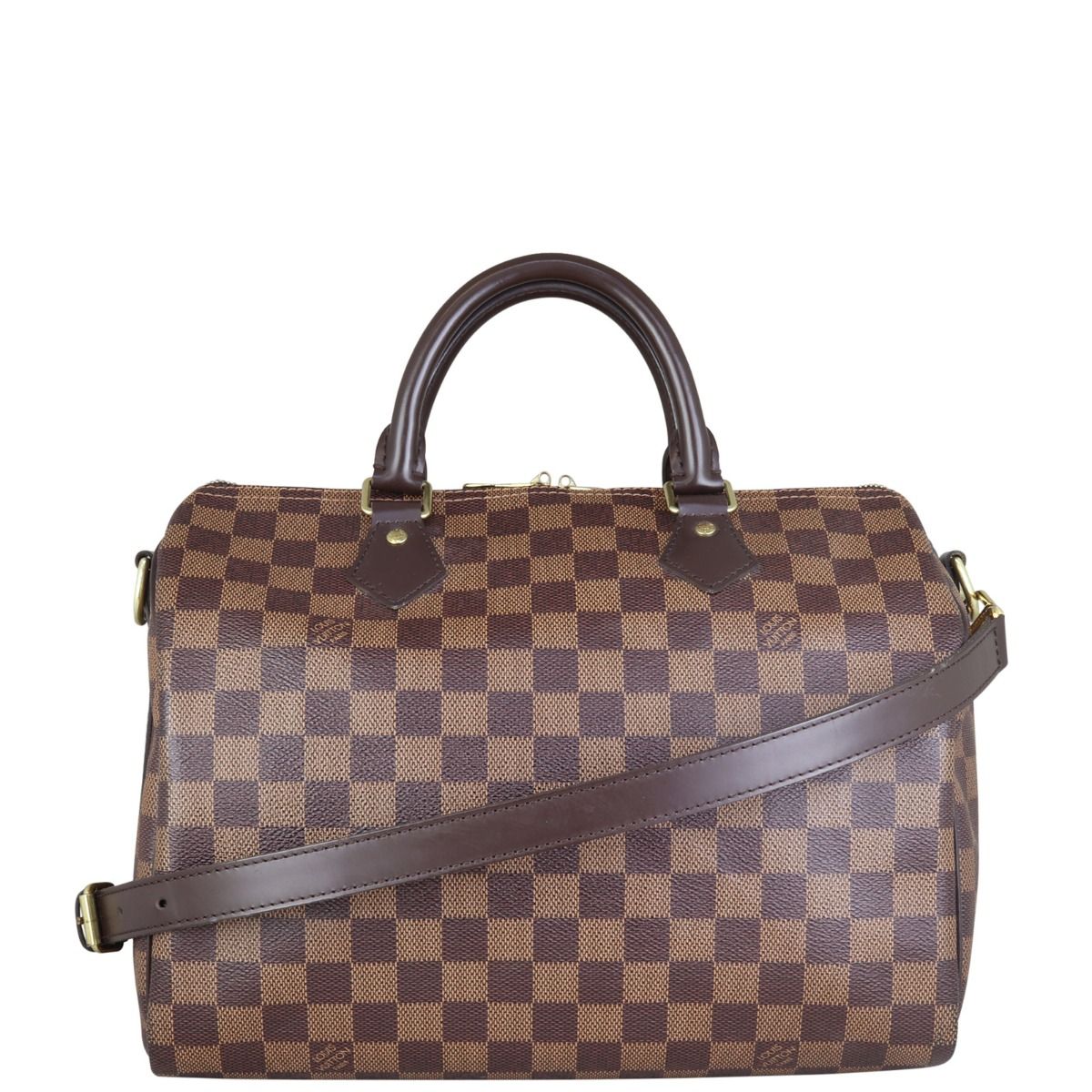 Louis Vuitton Speedy 30 Bandouliere Damier Ebene