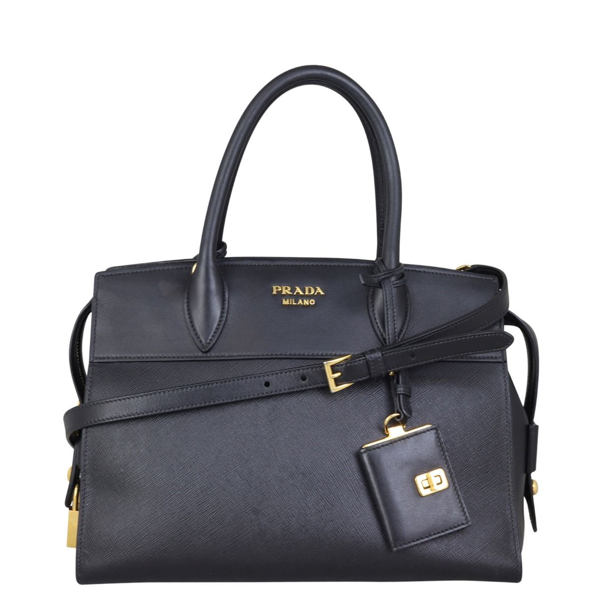 Prada Saffiano City Calf Esplanade Medium