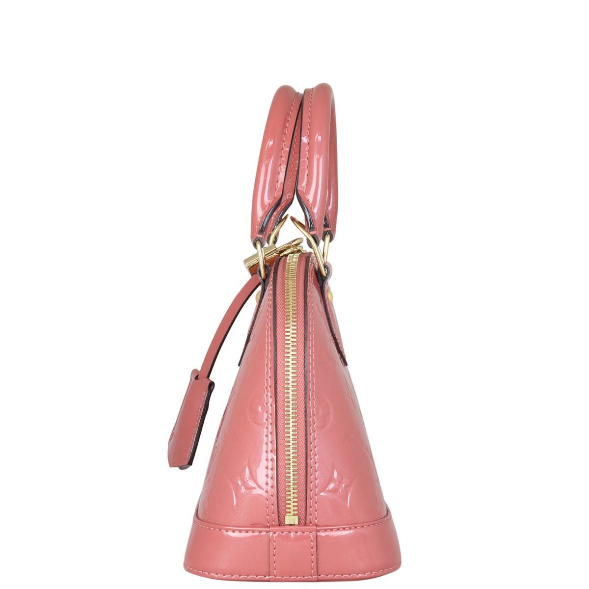Louis Vuitton Alma BB Monogram Vernis Pink GHW