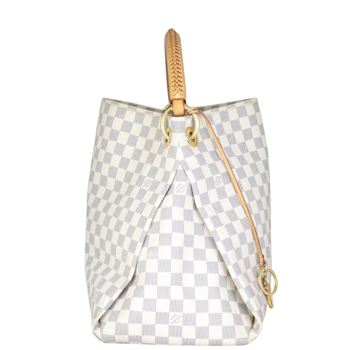 Louis Vuitton, Large Artsy Damier Azur Canvas Bag, cream…