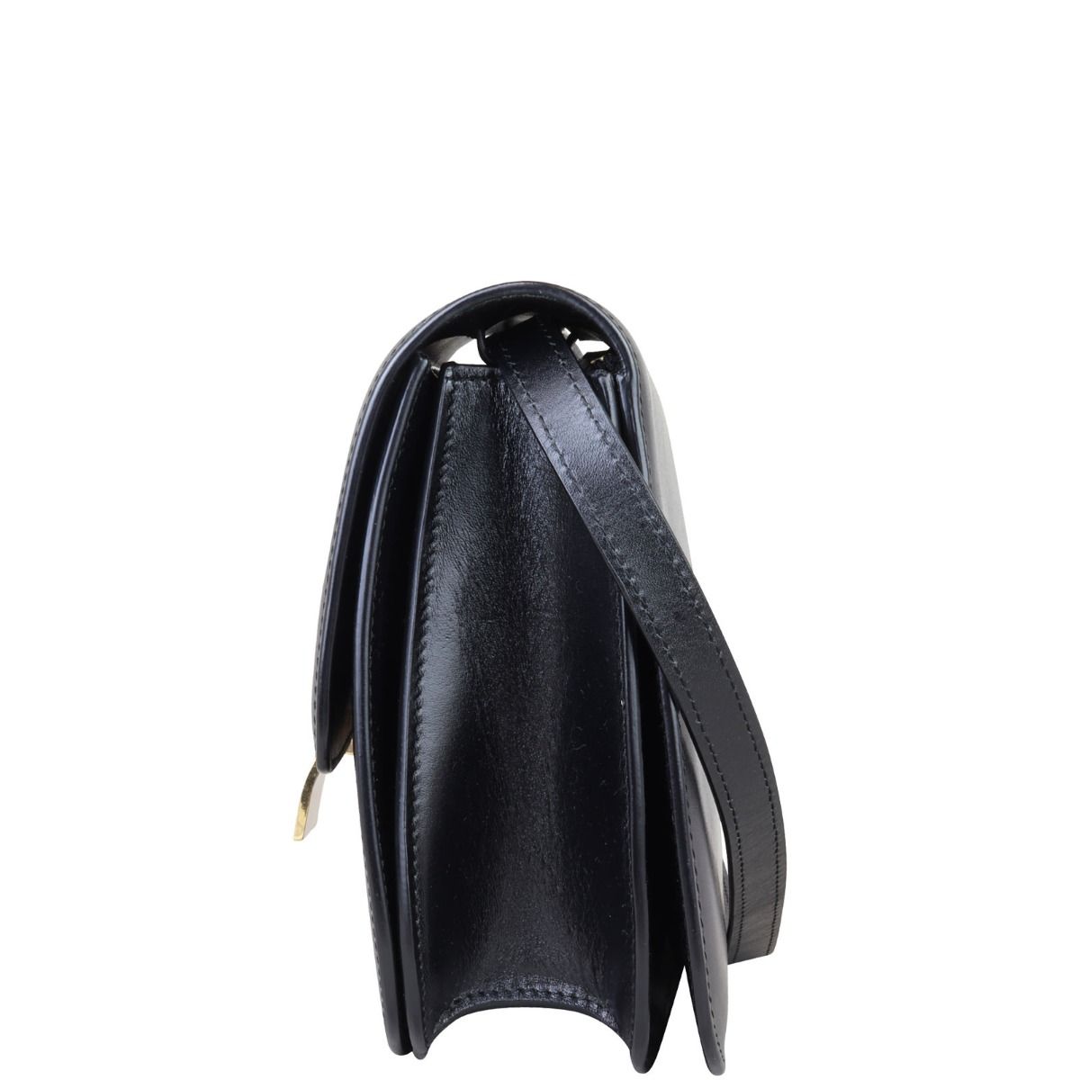 セリーヌ CLASSIC BOX BAG BLACK PD1584 Black Mini Classic Box Bag - Céline | Authentic & Vintage