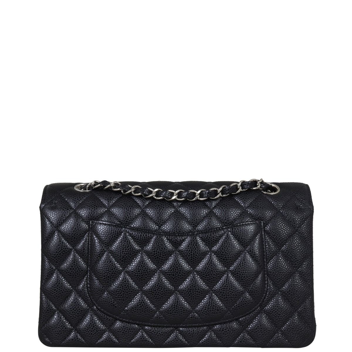 Chanel Classic Double Flap Medium Black Caviar 19 Series