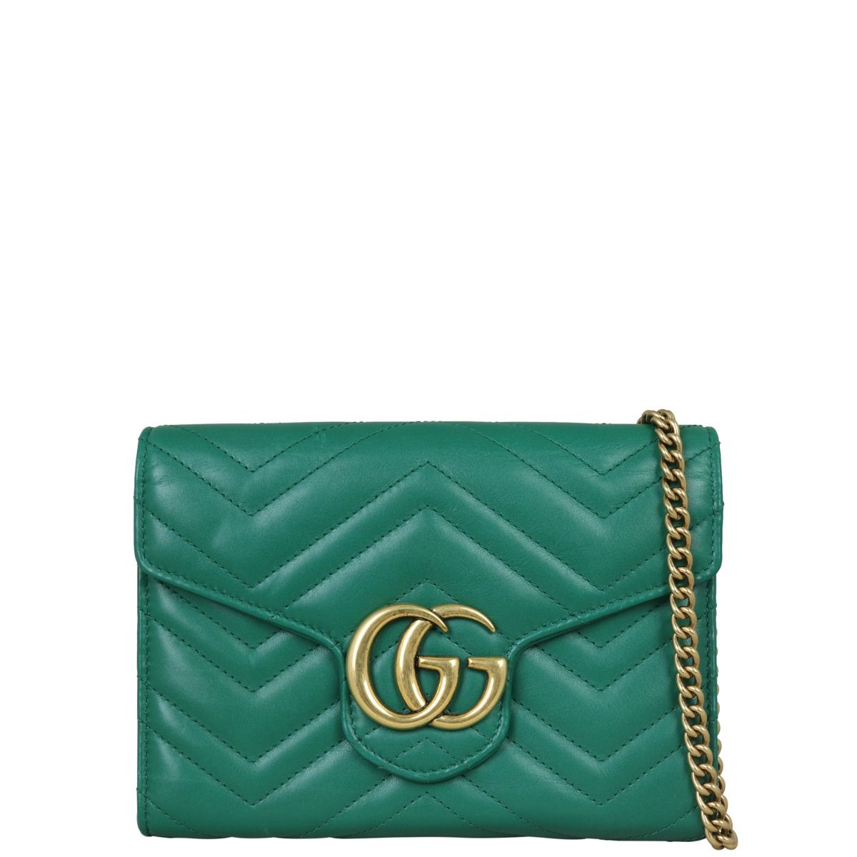 Gucci GG Marmont Matelasse Chain Wallet