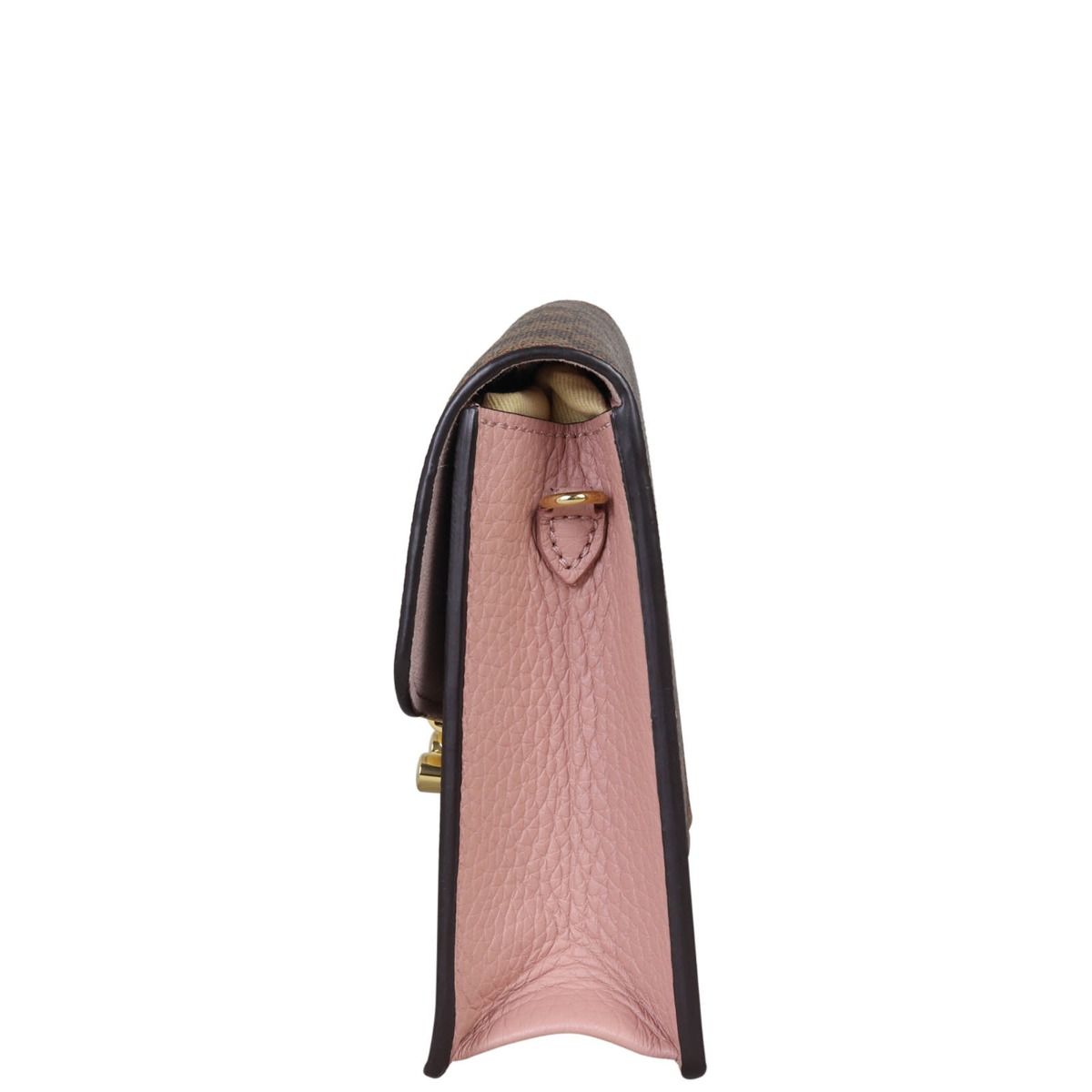 Louis Vuitton Croisette Chain Wallet Damier Ebene