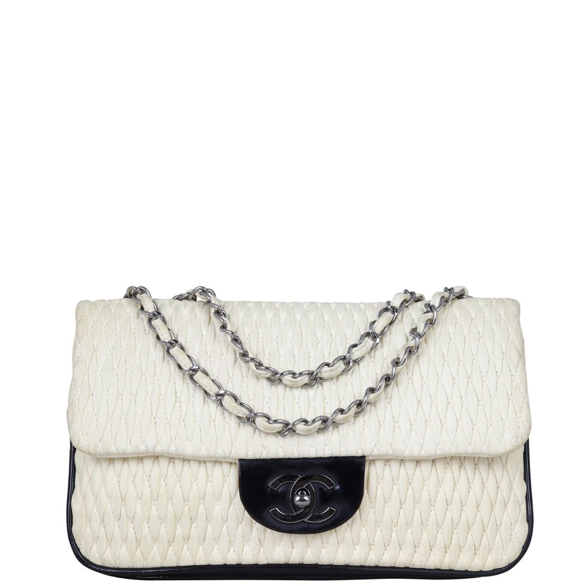 Chanel Woven Leather Flap Bag