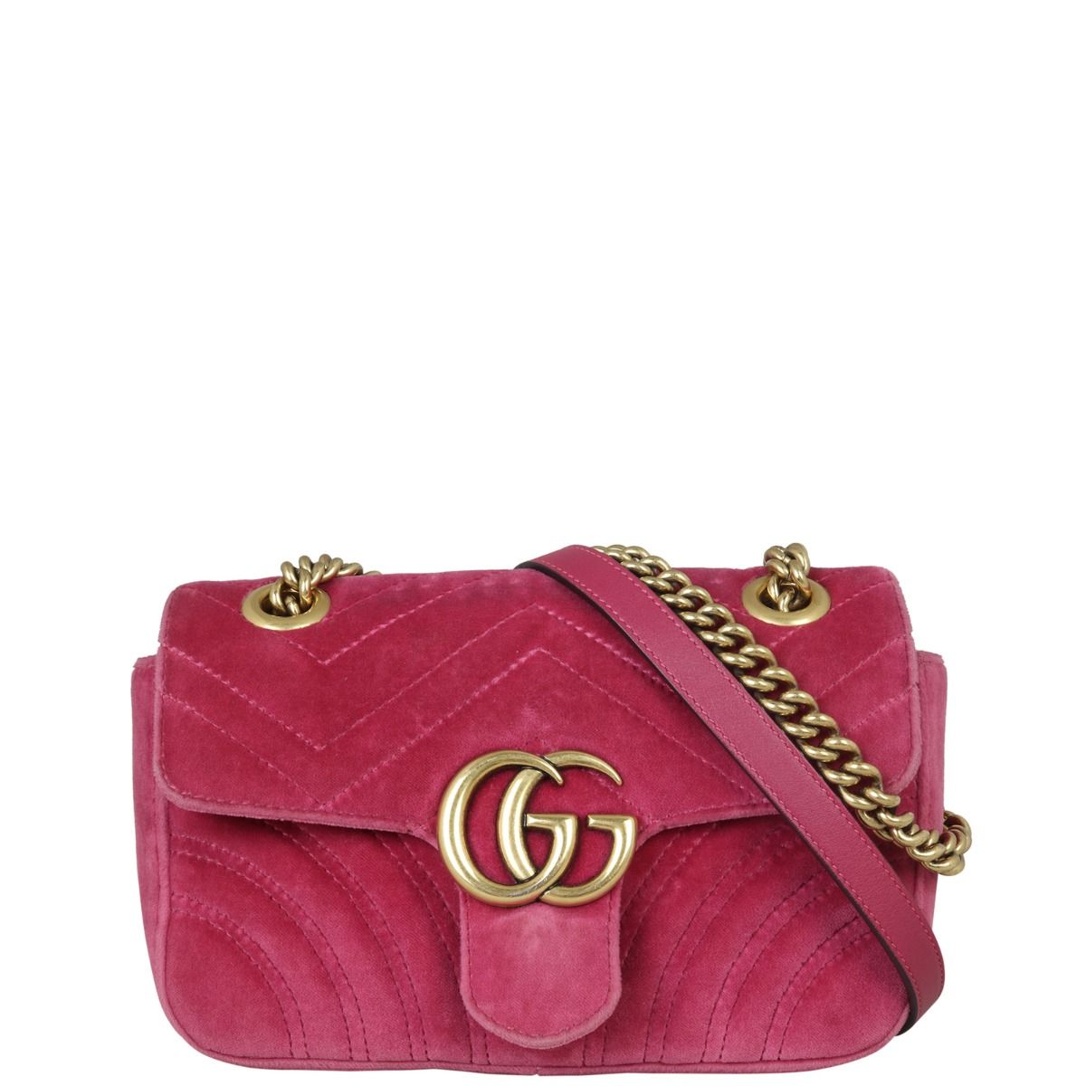 Pink velvet gucci bag store