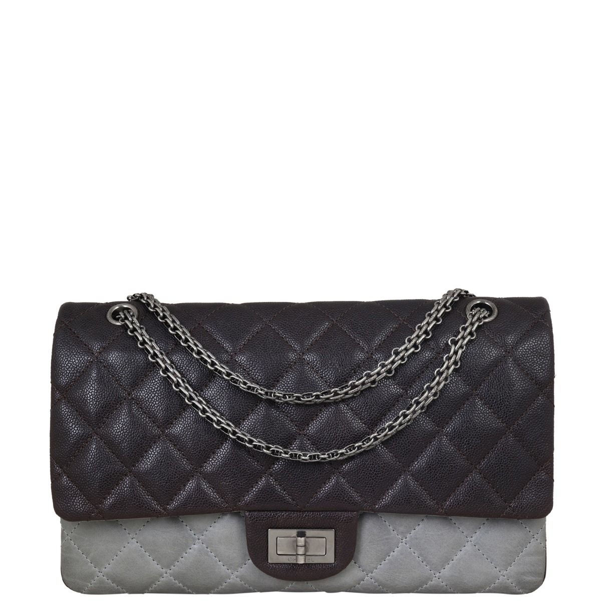 Chanel 2.55 Reissue 227 Double Flap Bag Caviar 14 Series
