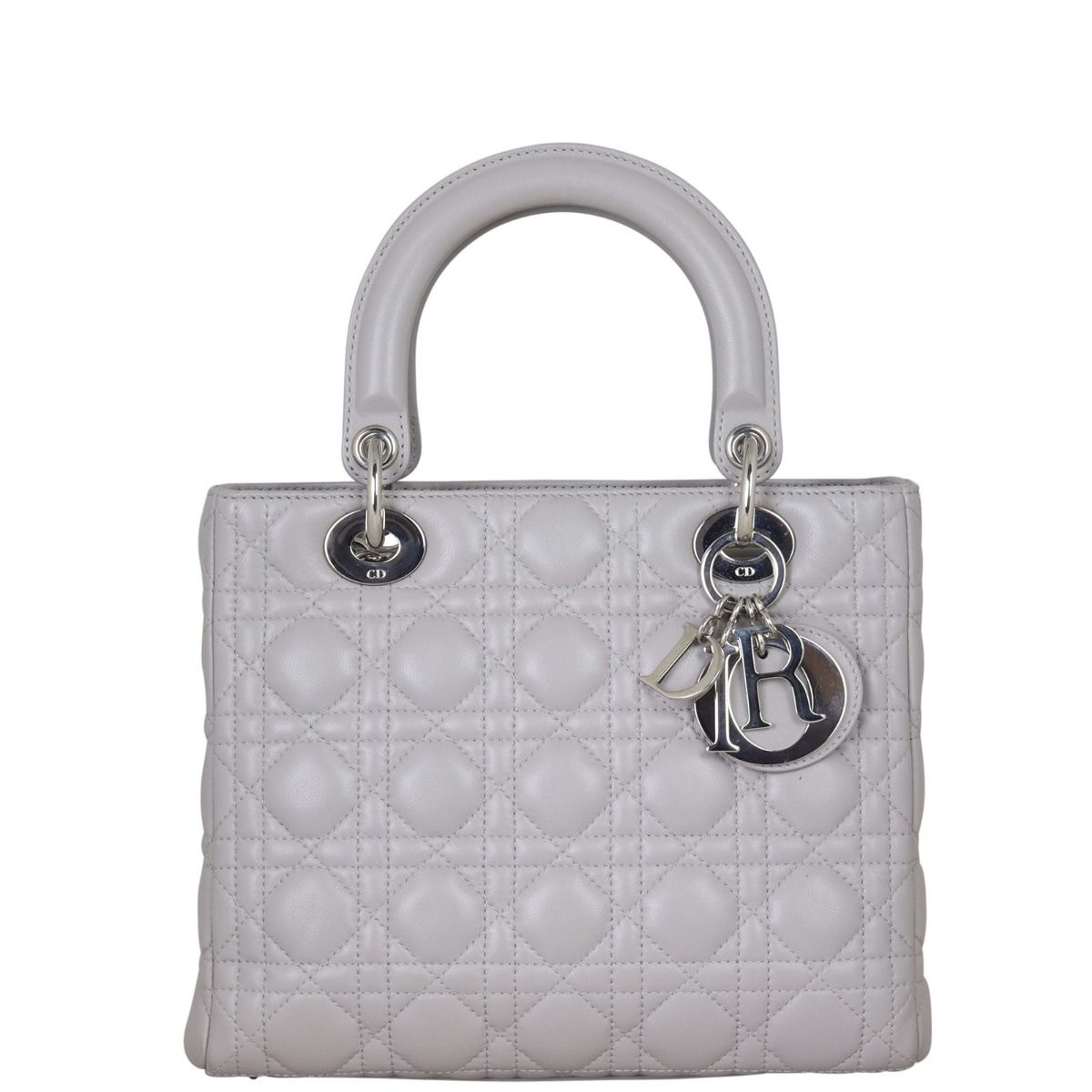 Lady dior medium grey sales