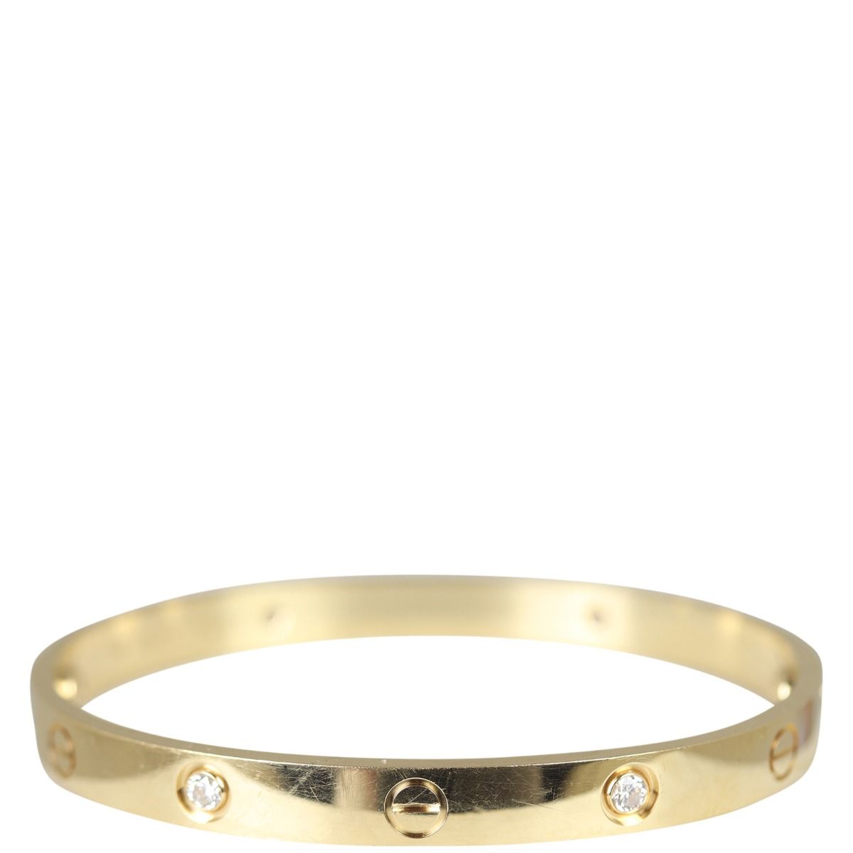 Love bracelet 4 diamonds store