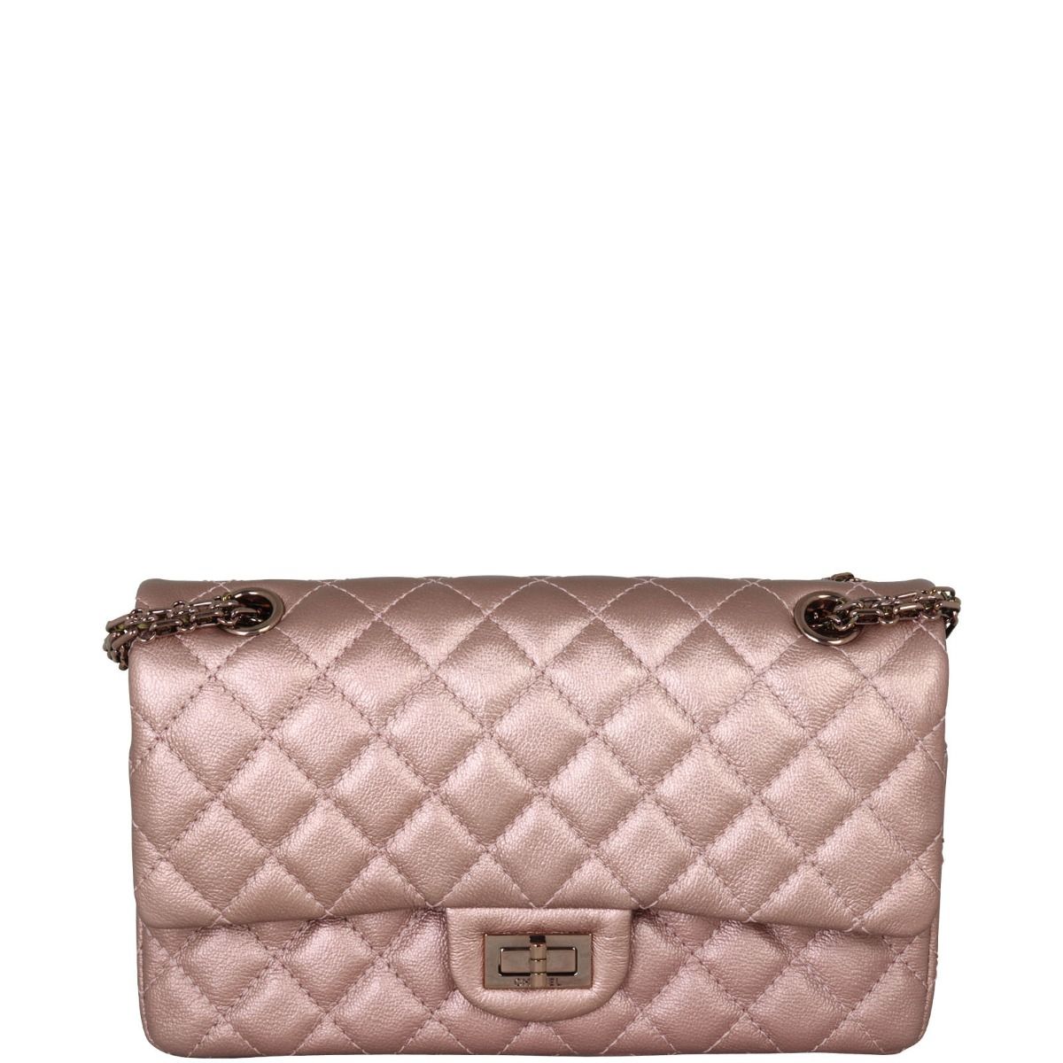 Chanel 2.55 Reissue 225 Double Flap Bag Pink