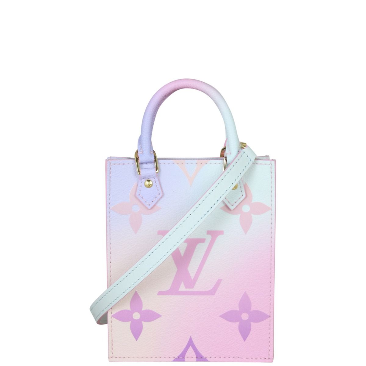 Louis Vuitton Petit Sac Plat Spring In The City Monogram Sunrise
