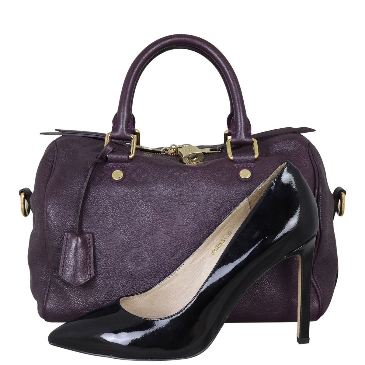 Louis vuitton empreinte speedy bandouliere 25 nm black sales