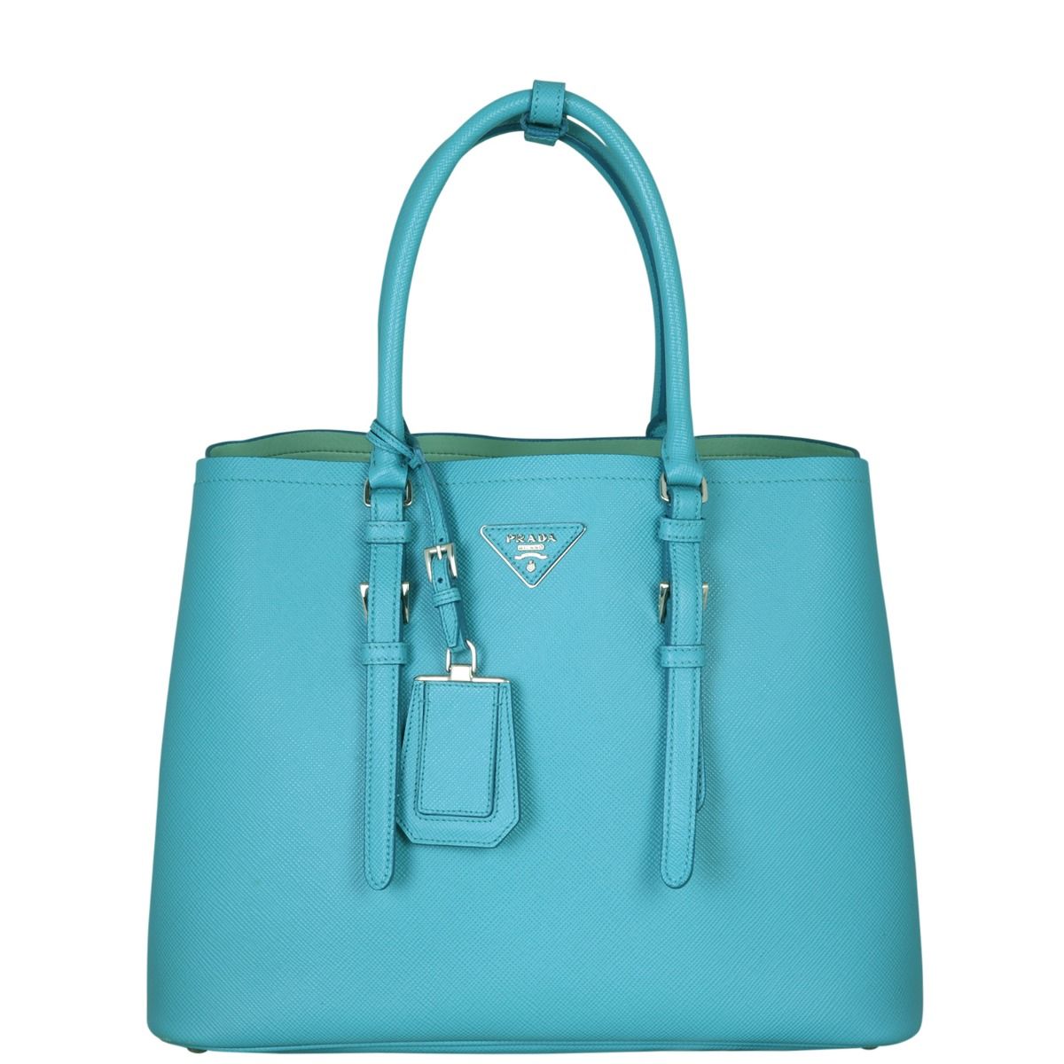 Prada Saffiano Cuir Double Bag Large
