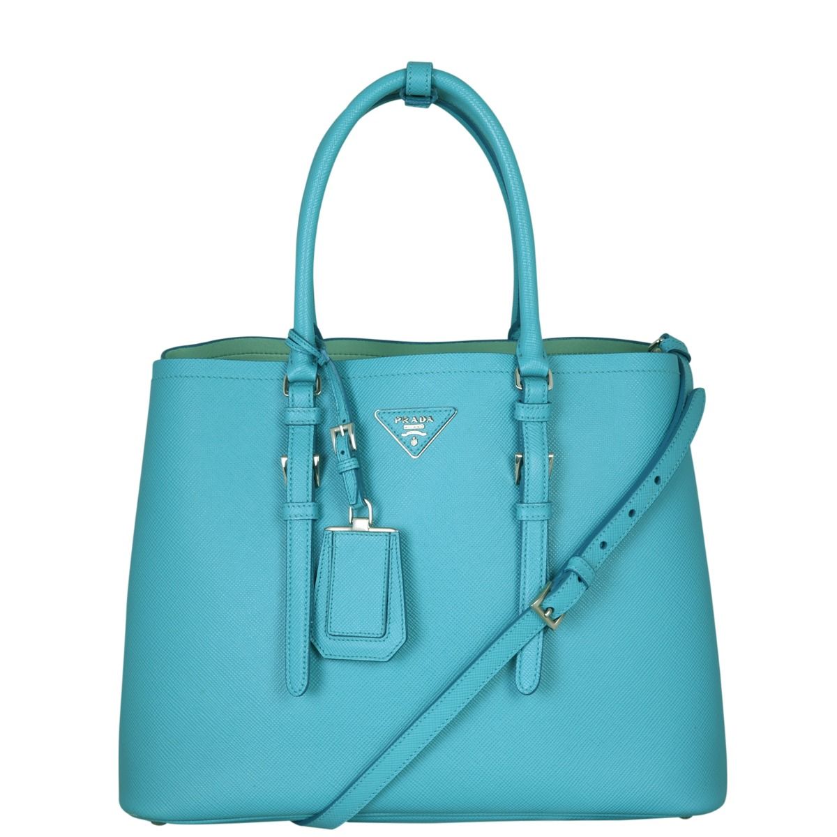 Saffiano top cuir prada