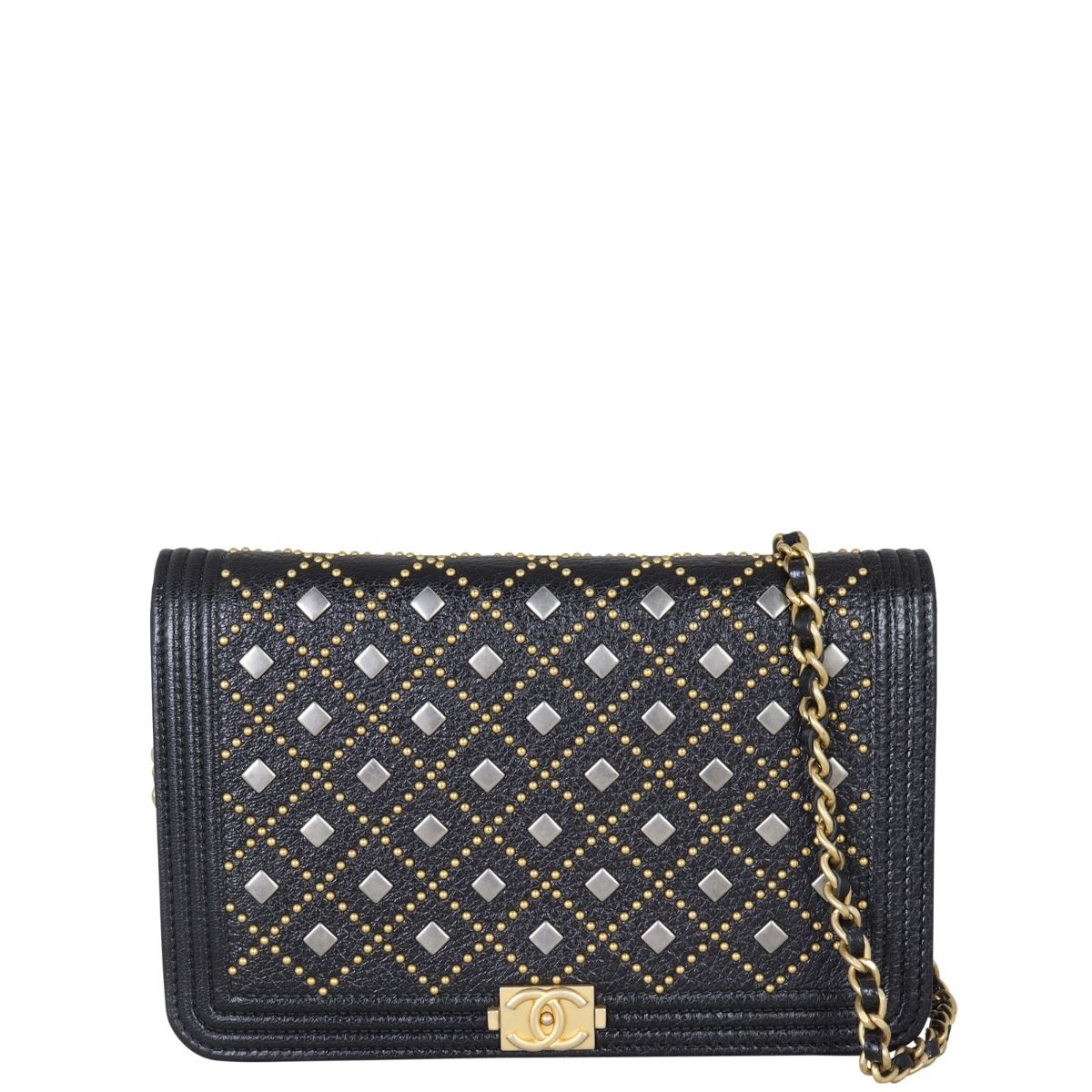 Chanel boy bag wallet on chain hotsell
