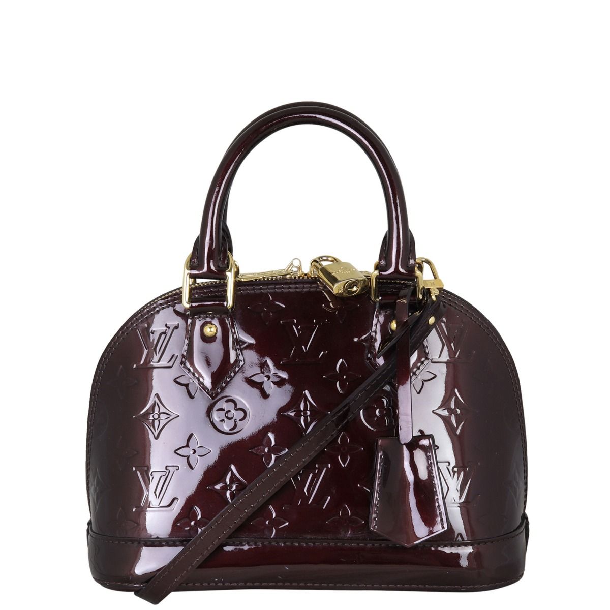 Louis Vuitton Alma BB Monogram Vernis Patent Leather