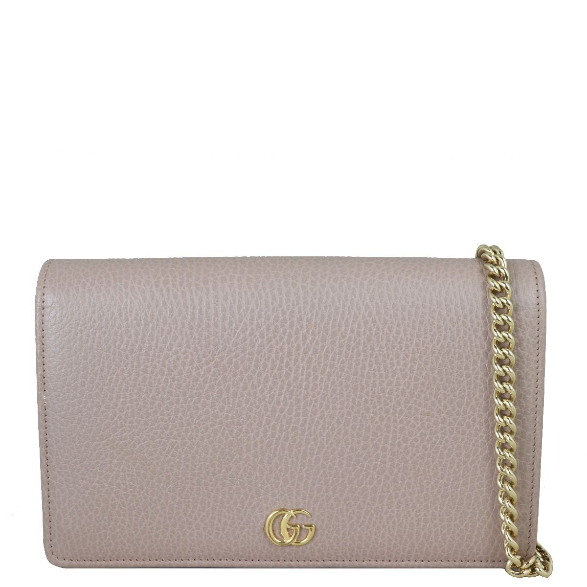 Gucci gg marmont on sale leather chain wallet