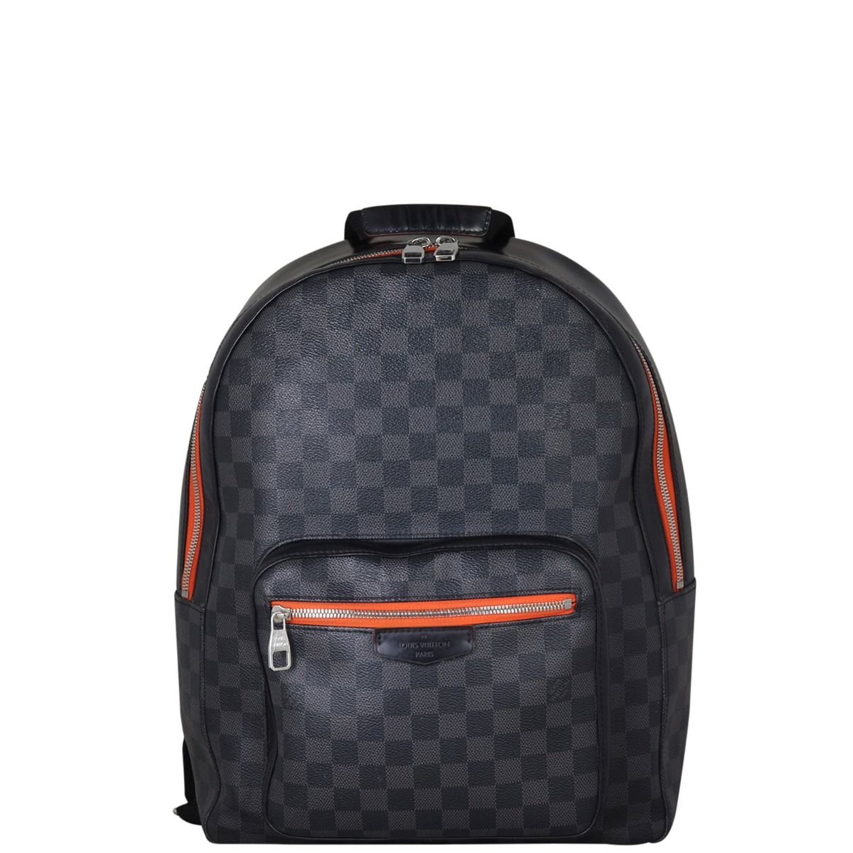Louis Vuitton Orange Damier Graphite Josh Backpack Leather ref