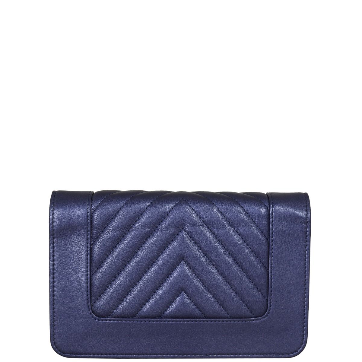 Chanel Mademoiselle Chevron Wallet on Chain
