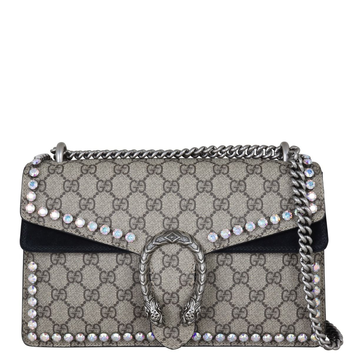 Gucci Dionysus Crystal Embellished Small Shoulder Bag