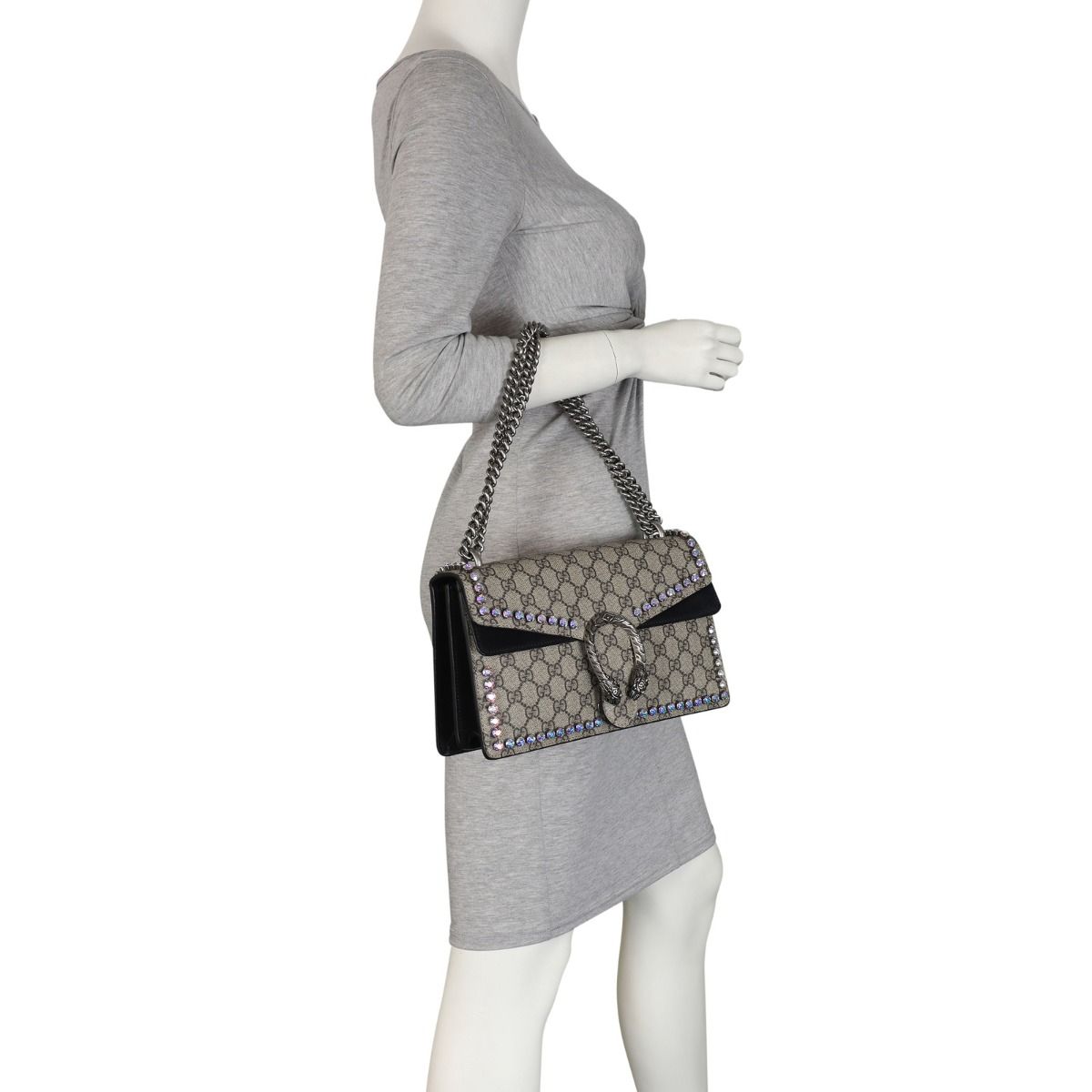 Dionysus gg small best sale crystal shoulder bag