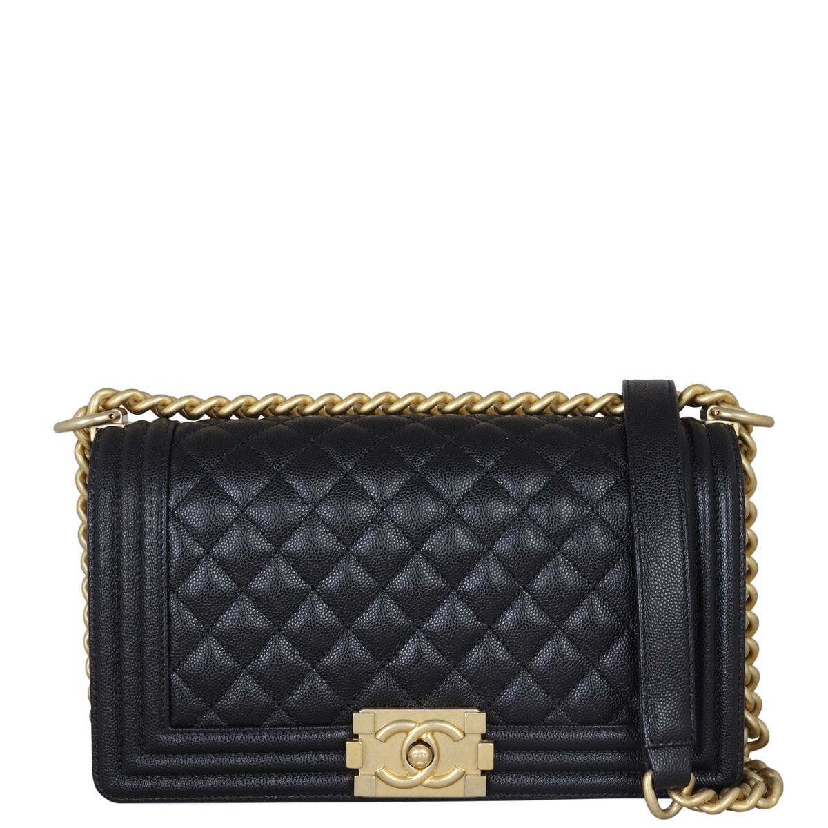 Chanel Boy Old Medium Black 28 Series