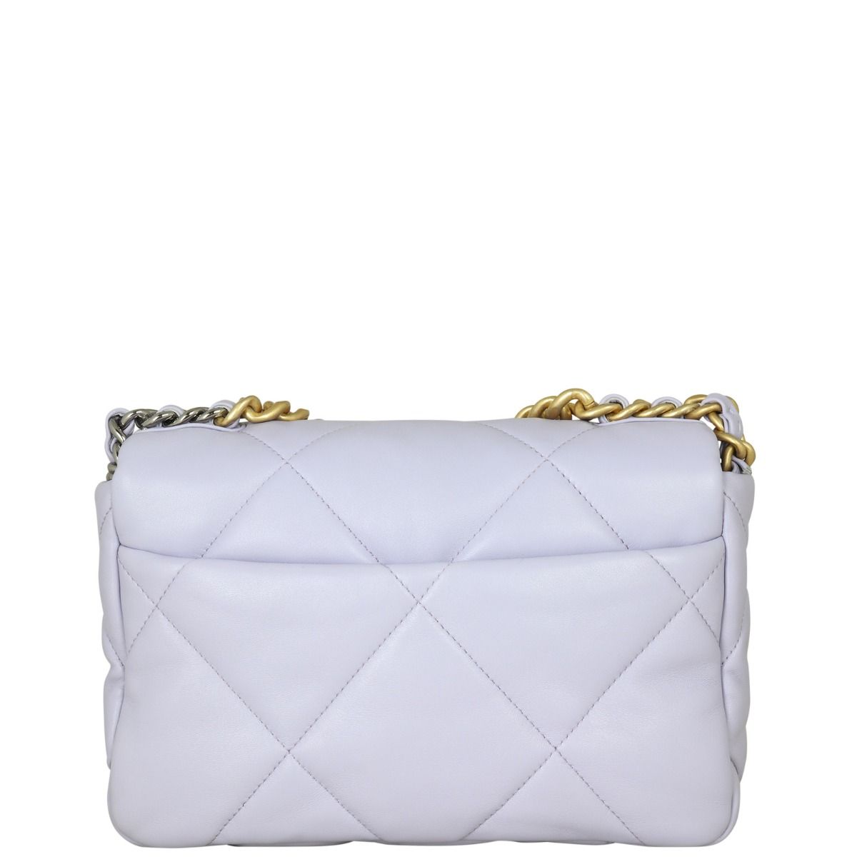 Chanel 19 Flap Bag Medium White GHW