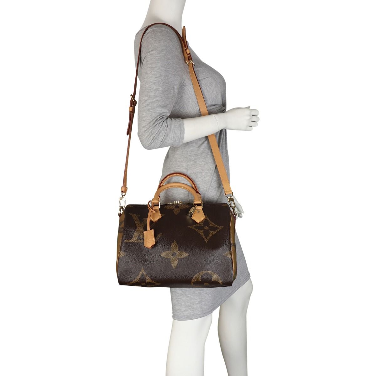 Louis vuitton reverse monogram giant speedy bandouliere 30 best sale