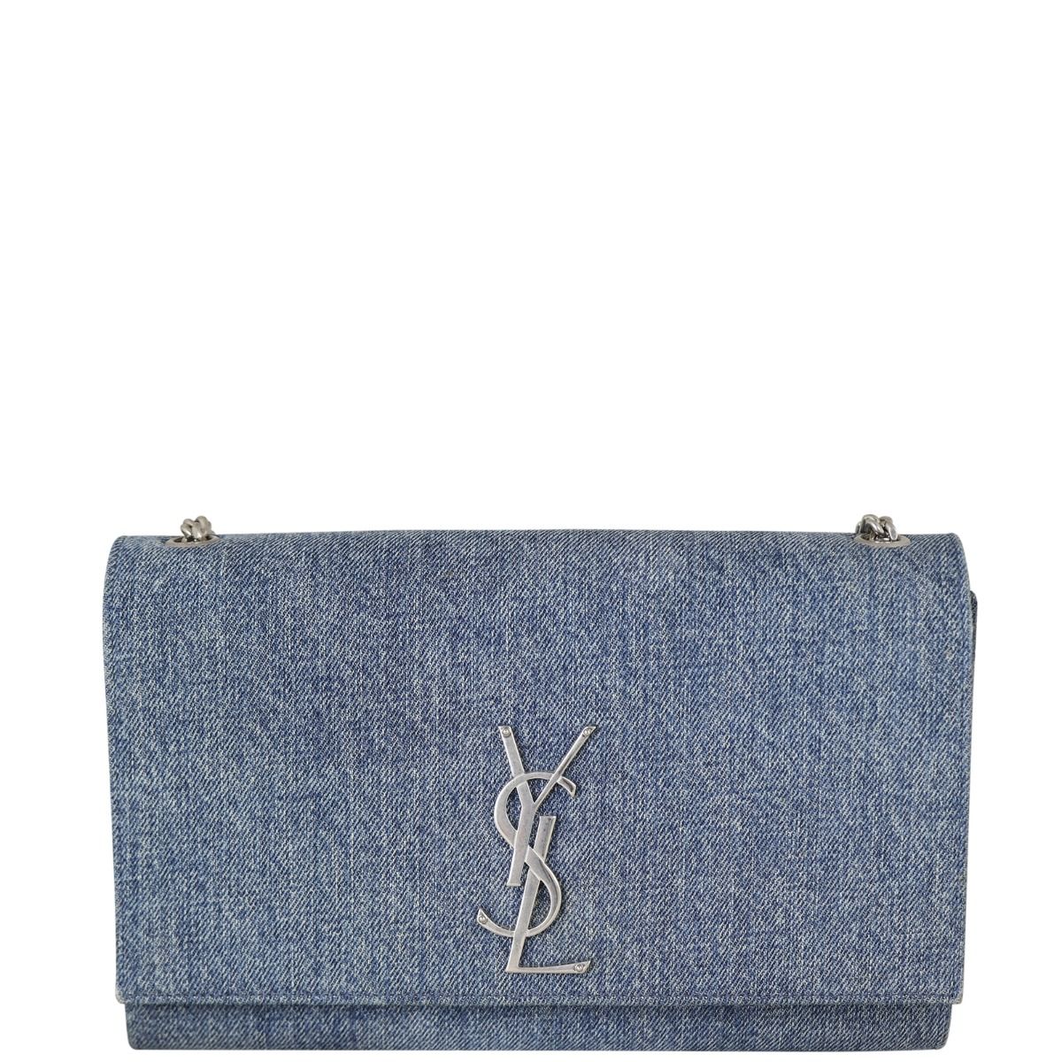 Saint Laurent Kate Chain Bag Medium Denim