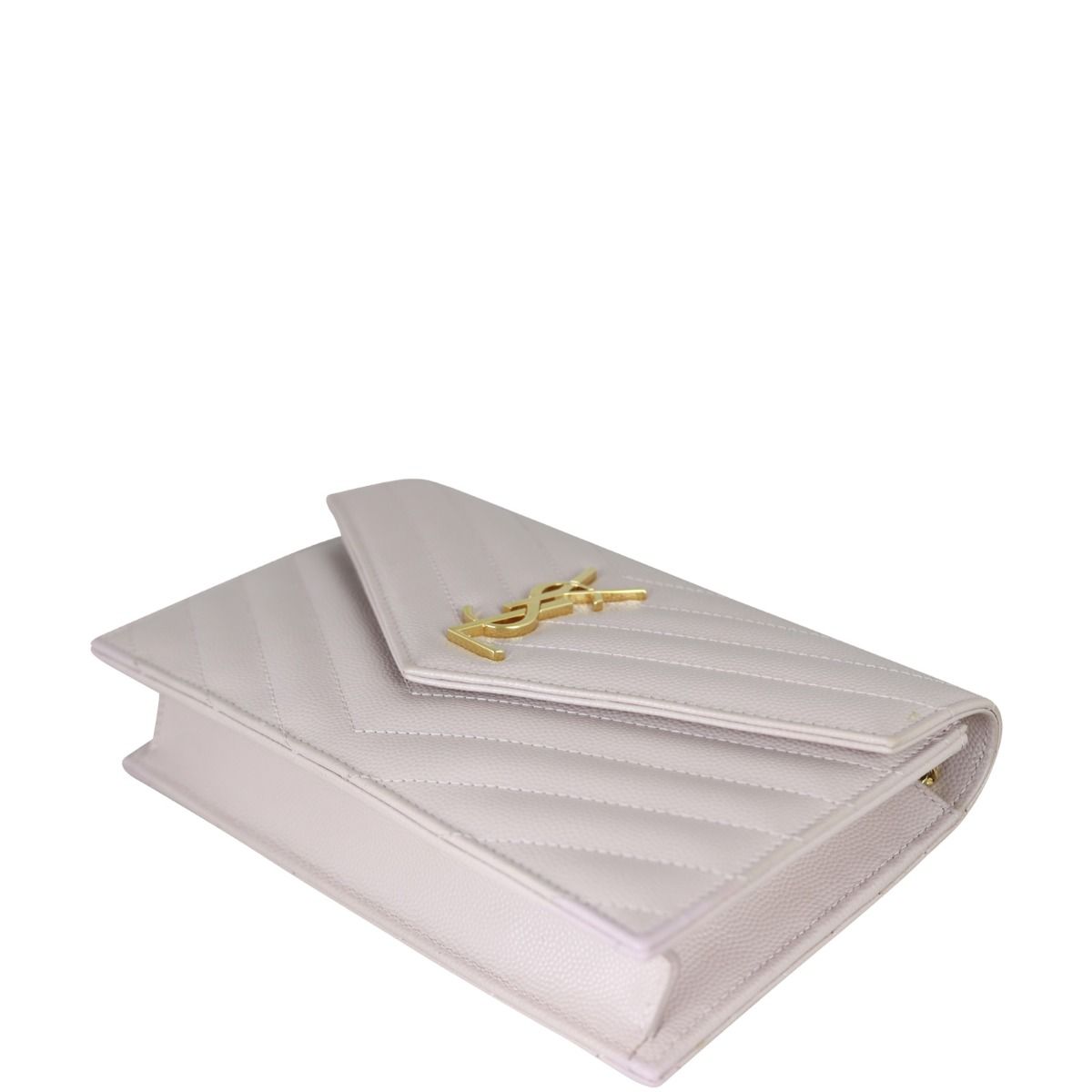 Saint Laurent Cassandre Envelope Chain Wallet