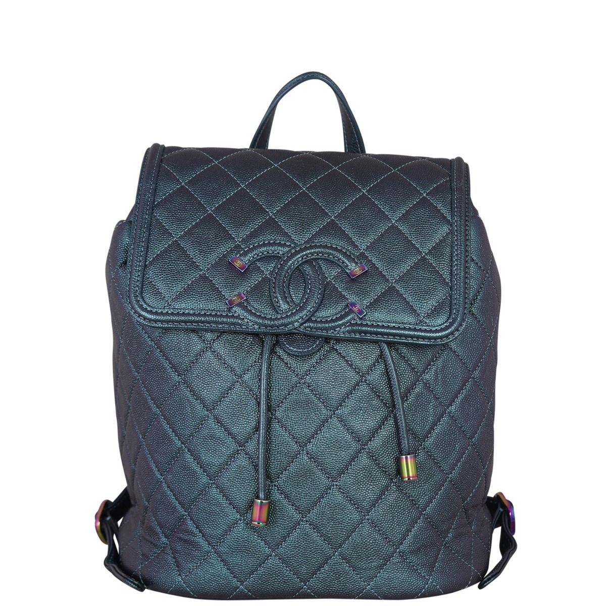 Chanel filigree backpack top
