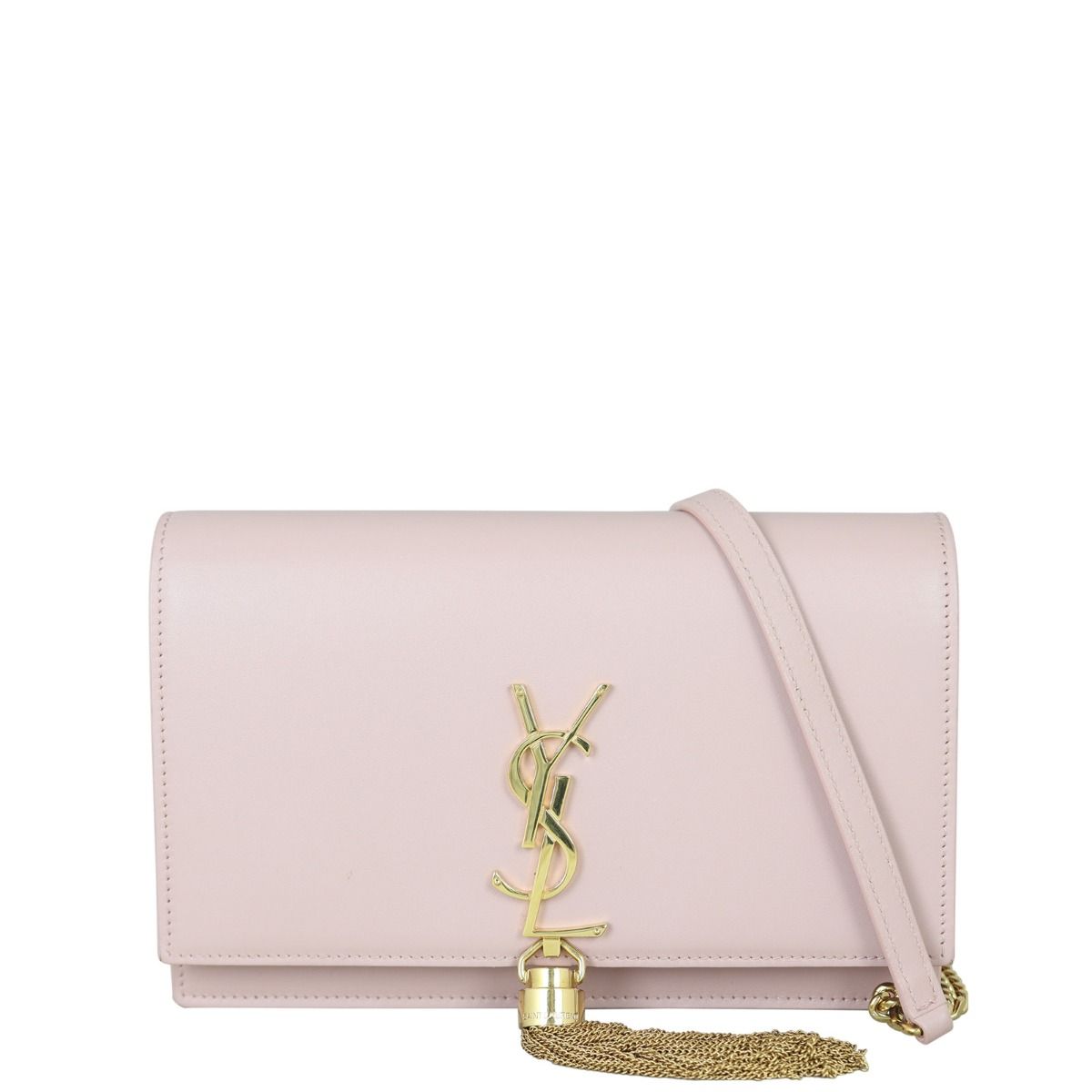 Kate tassel chain wallet in smooth leather deals