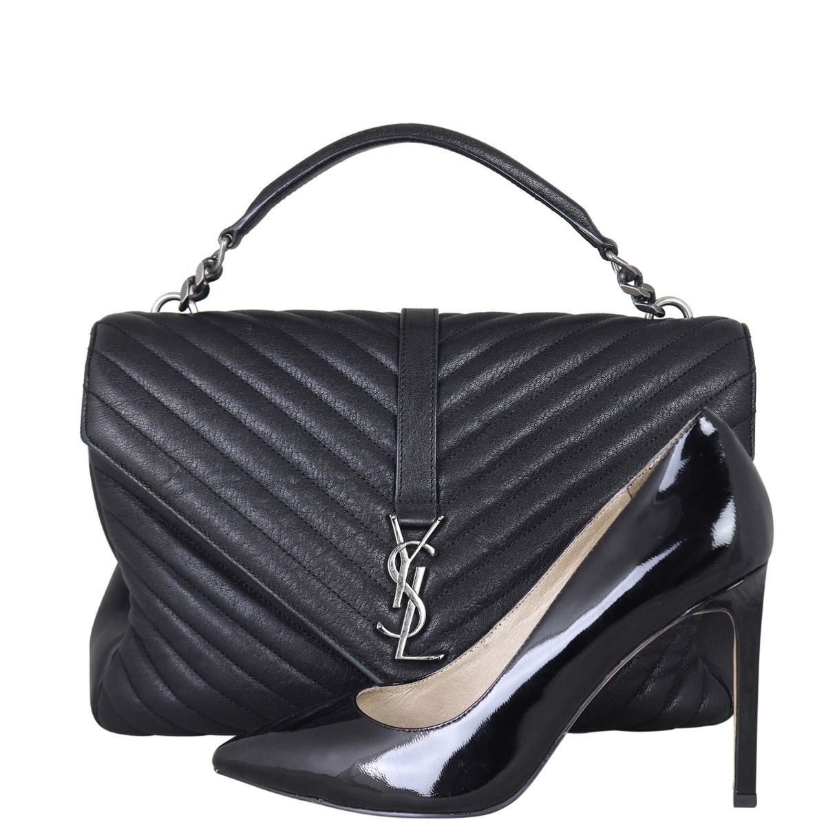 College large in best sale matelassé leather