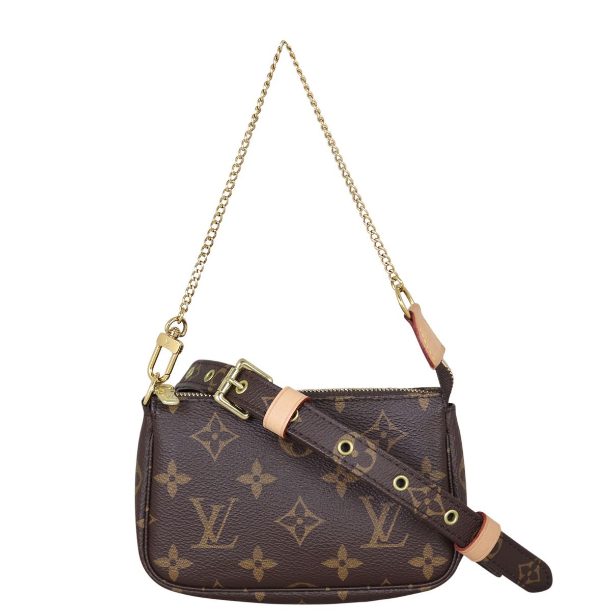Louis Vuitton Mini Pochette Accessoires Monogram with Strap