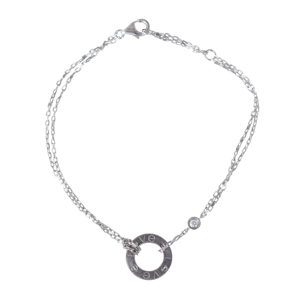 Love bracelet white gold diamonds 2025