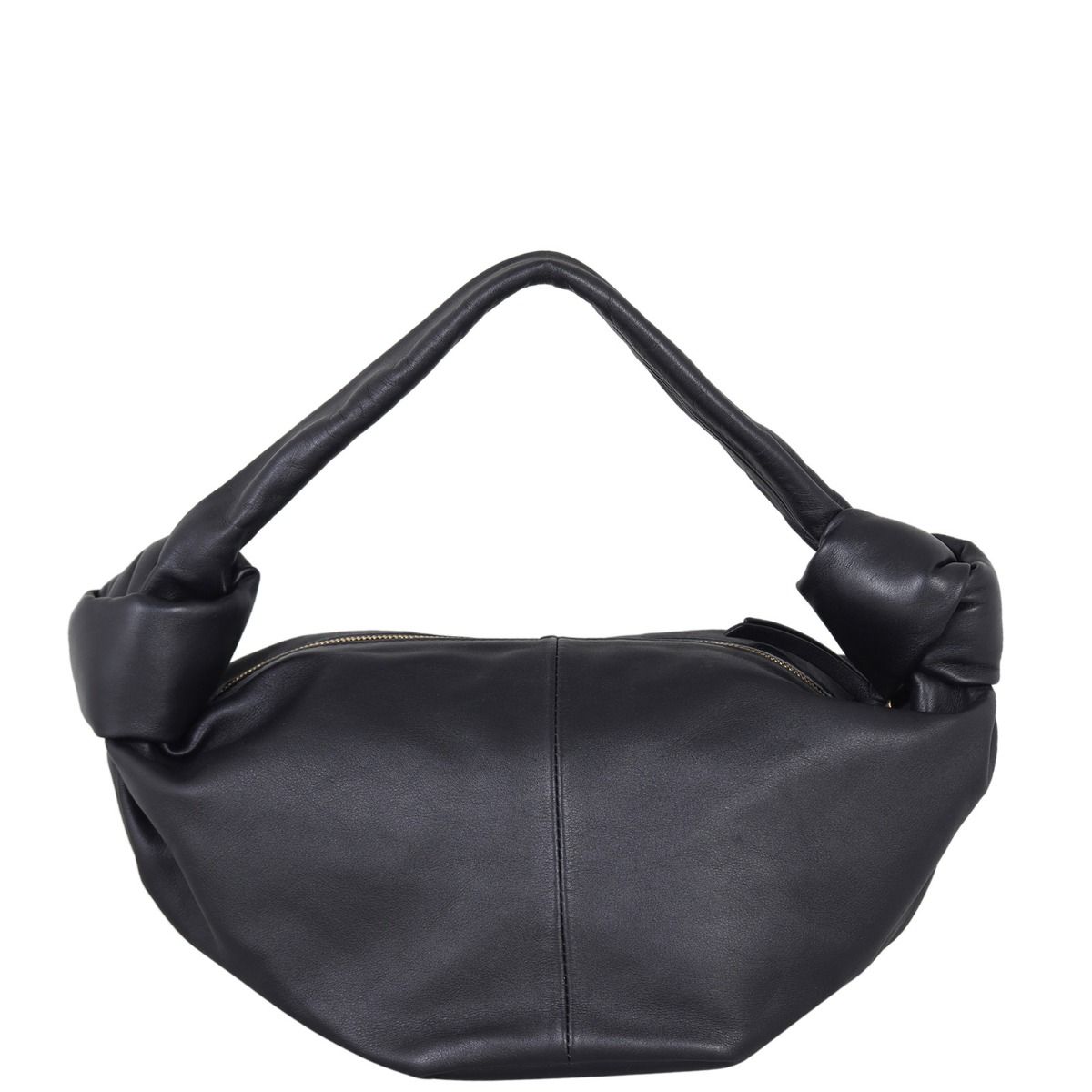 Bottega Veneta Blue Printed Nylon Double Knot Shoulder Bag | Yoogi's Closet