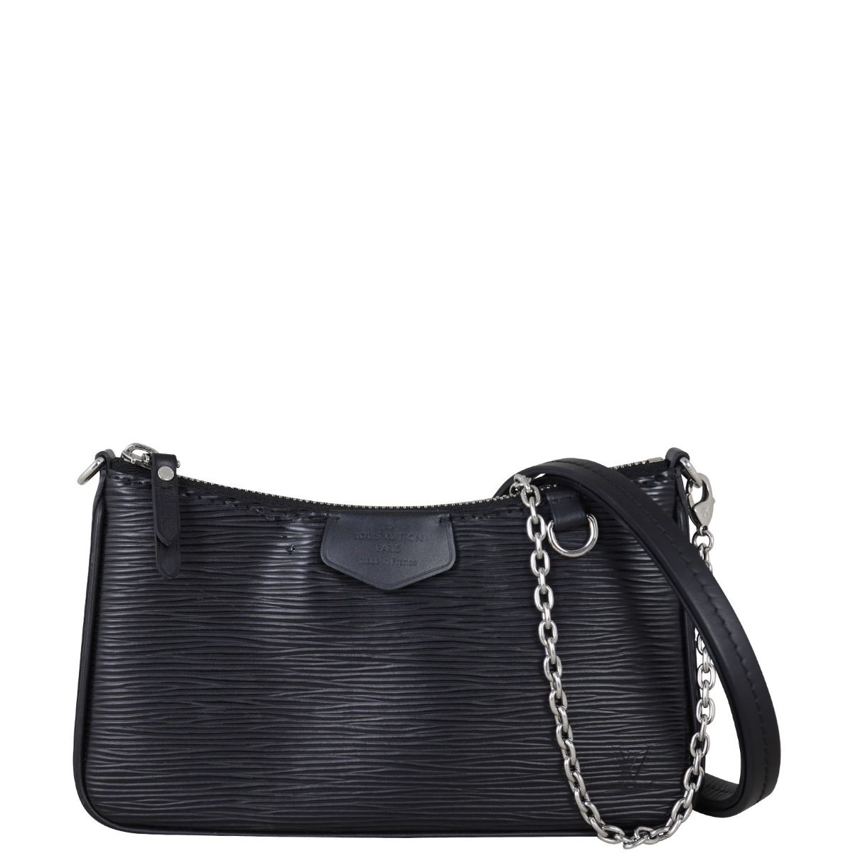 Louis Vuitton easy pouch on strap in black epi leather  Lady Claras  Collection