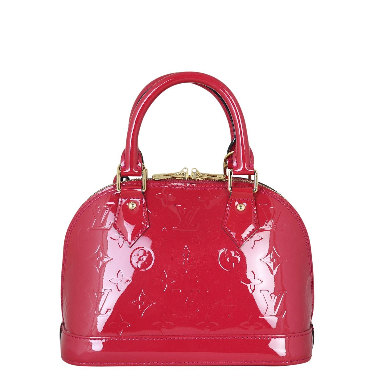Louis Vuitton Alma BB Monogram Vernis Indian Rose