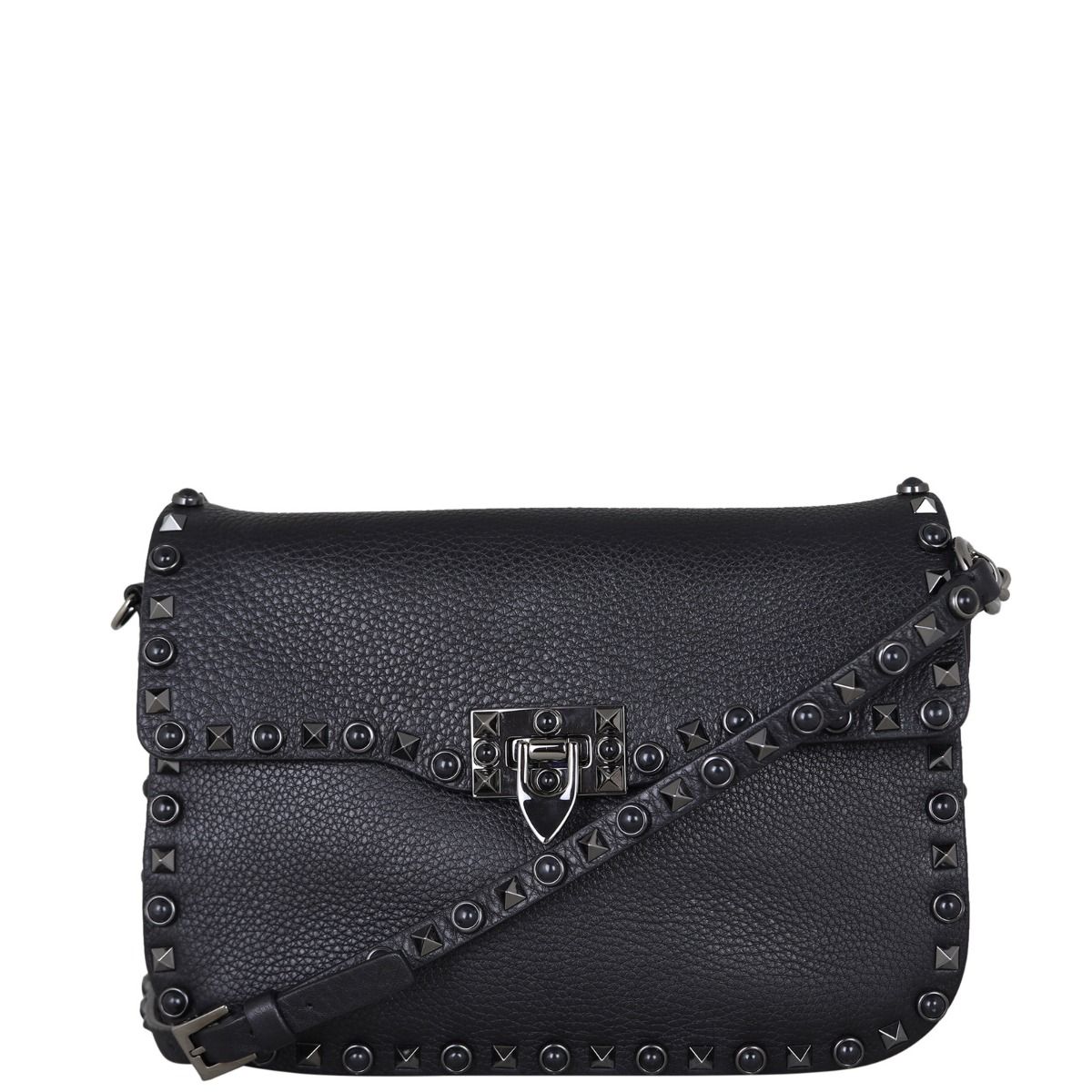 Valentino rockstud black crossbody bag on sale