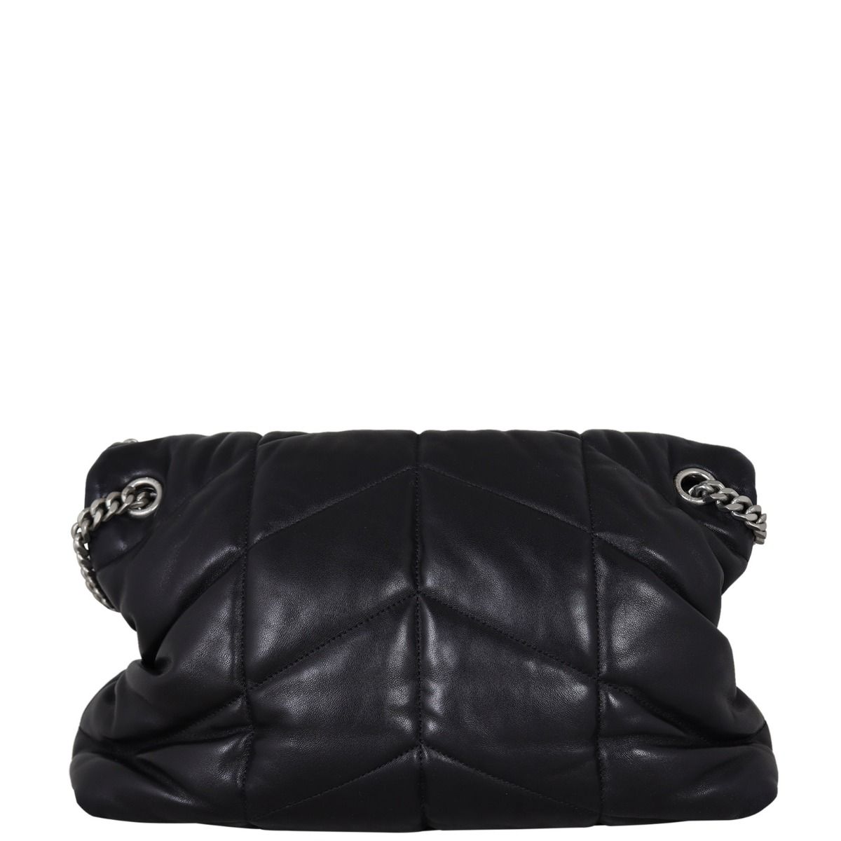 Yves Saint Laurent Black Leather Mini Sunset Chain Bag