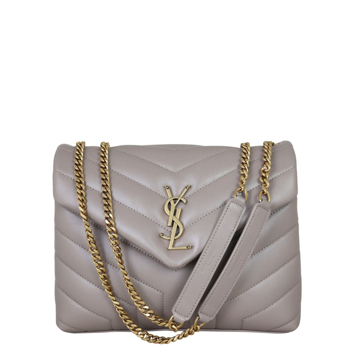 Ysl loulou small grey cheap