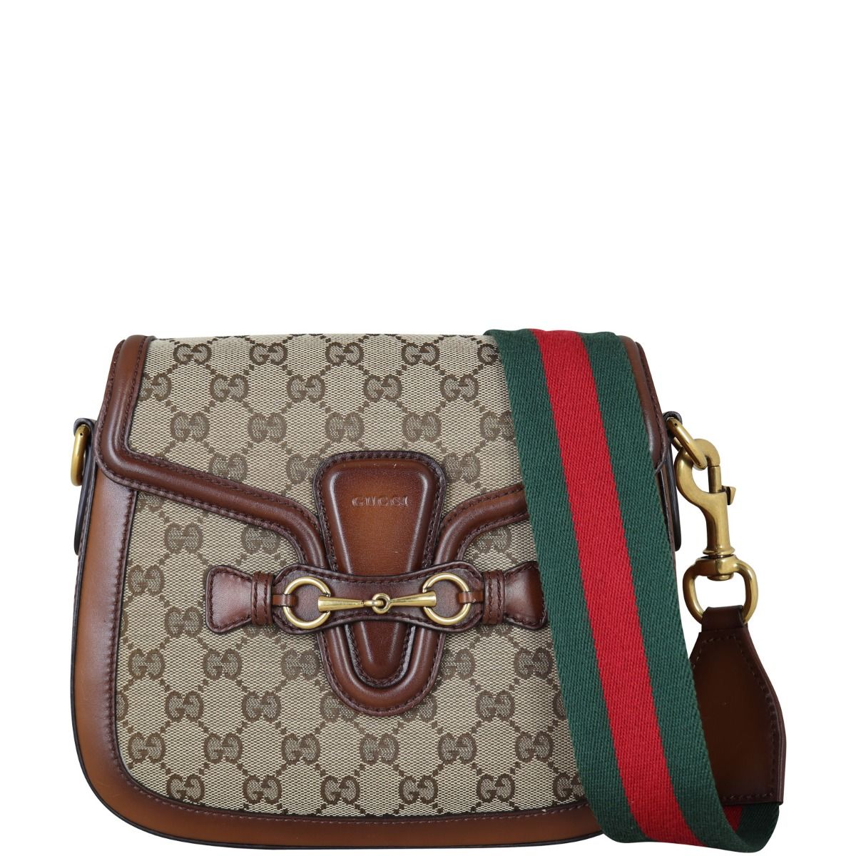 Gucci Original GG Lady Web Shoulder Bag