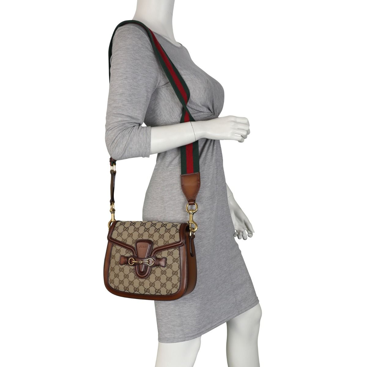 Gucci lady web original gg shoulder bag on sale