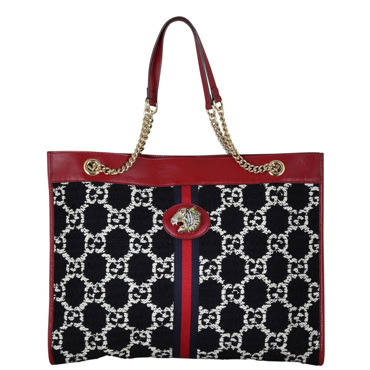 Gucci Tweed Rajah Large Tote