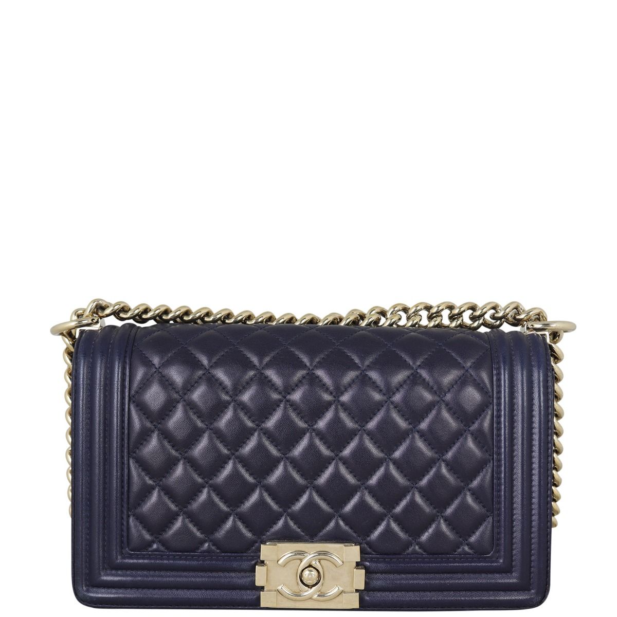 Chanel Boy Old Medium Black 22 Series
