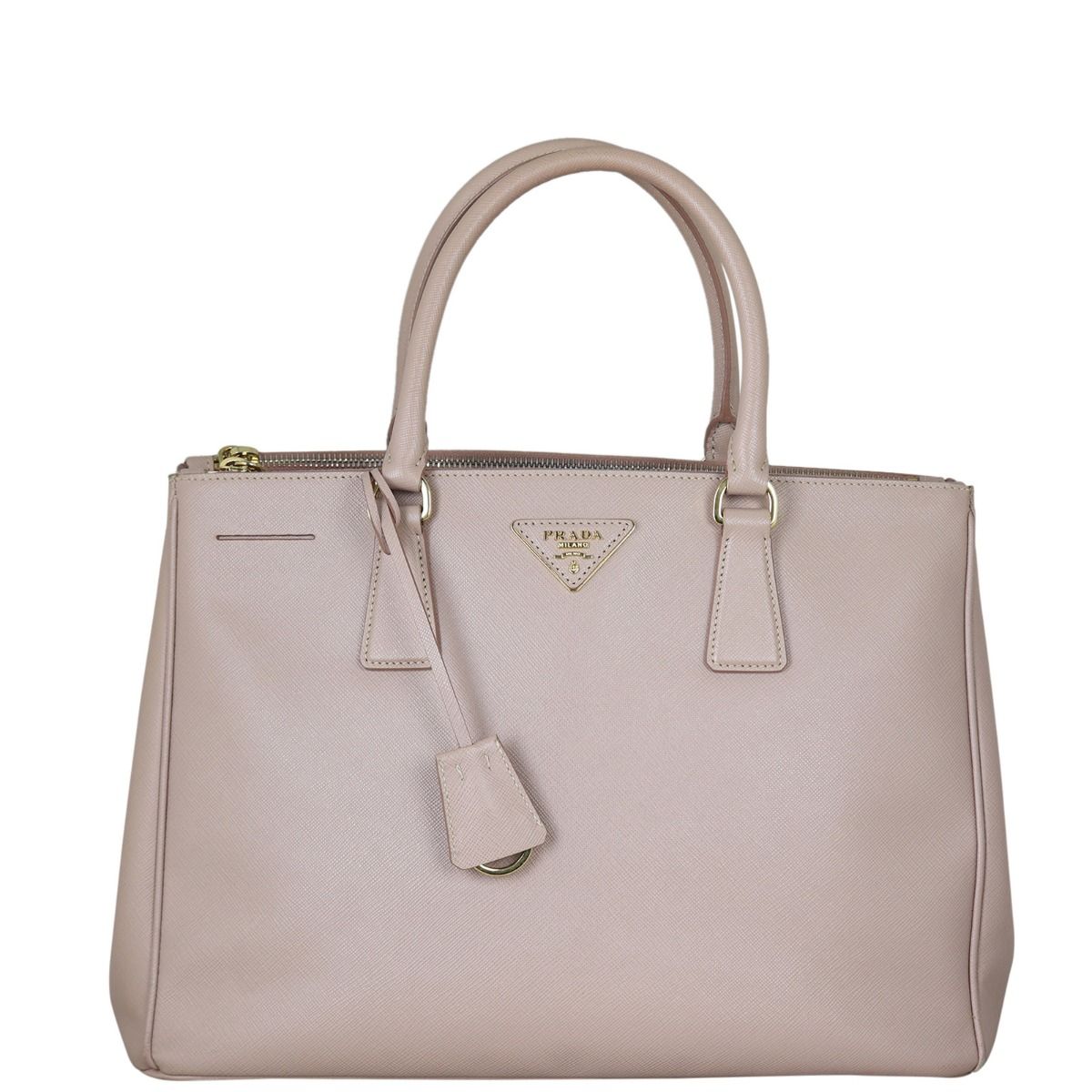 Prada Saffiano Lux Galleria Double Zip Tote Medium