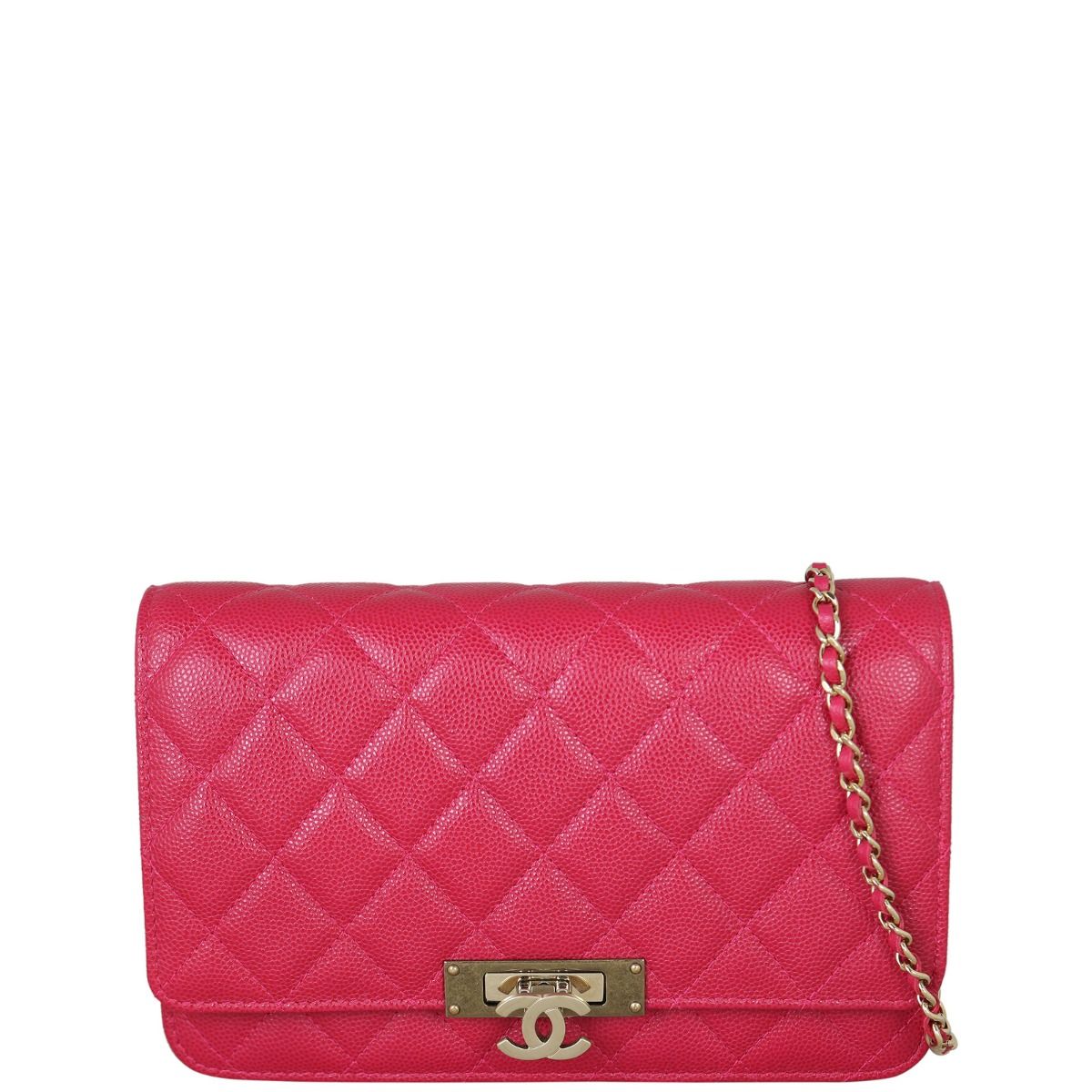 Chanel golden class wallet on chain top
